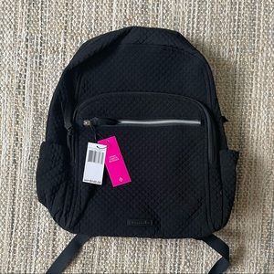 Vera Bradley Iconic Campus Backpack- black, new with tags